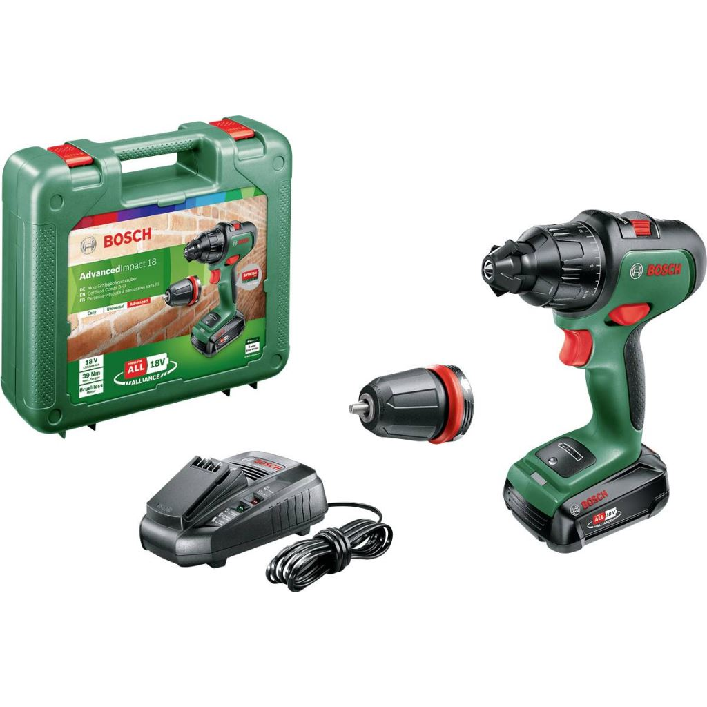 Bosch AdvancedImpact 18 akkus ütvefúró-csavarozó, 1db 2,5Ah-s akkuval (06039B5108) (06039B5108)