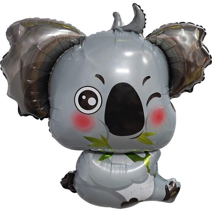 Héliummal tölthető koala alakú fólia lufi - 66 x 65 cm (5906639410645)