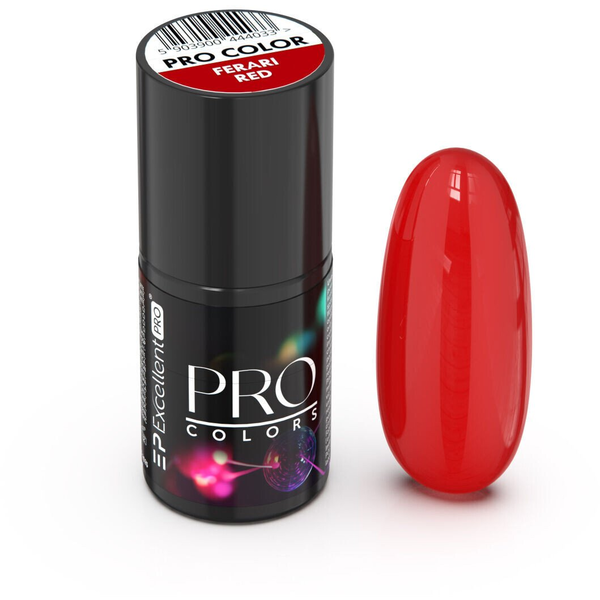 Excellent PRO Pro Colors lakier hybrydowy 21 Ferari Red 7g
