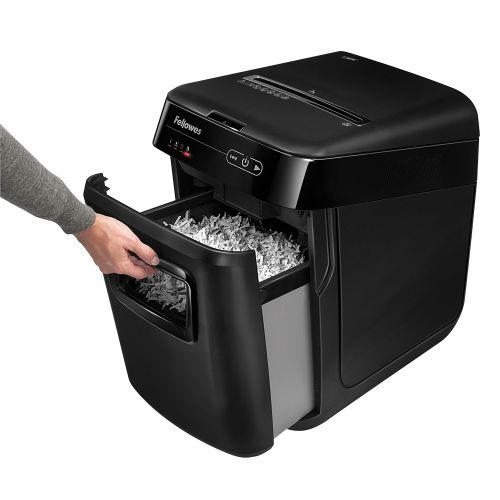 Fellowes AutoMAX 200C iratmegsemmisítő - Fekete (4653601)