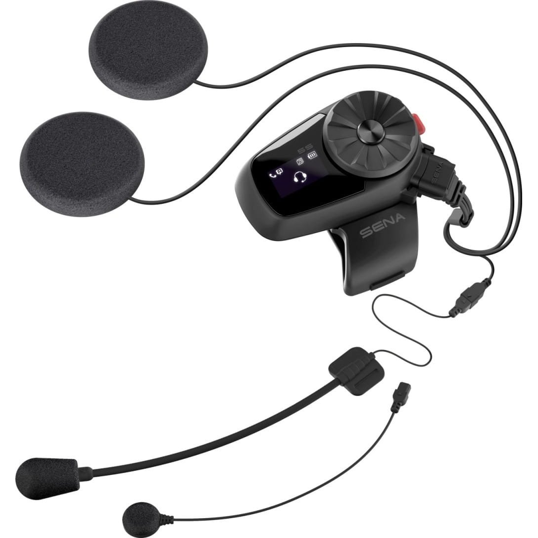 SENA Bluetooth Headset 5S Készlet, 2 db egység, hatótávolság 0,7 km (5S-10D)