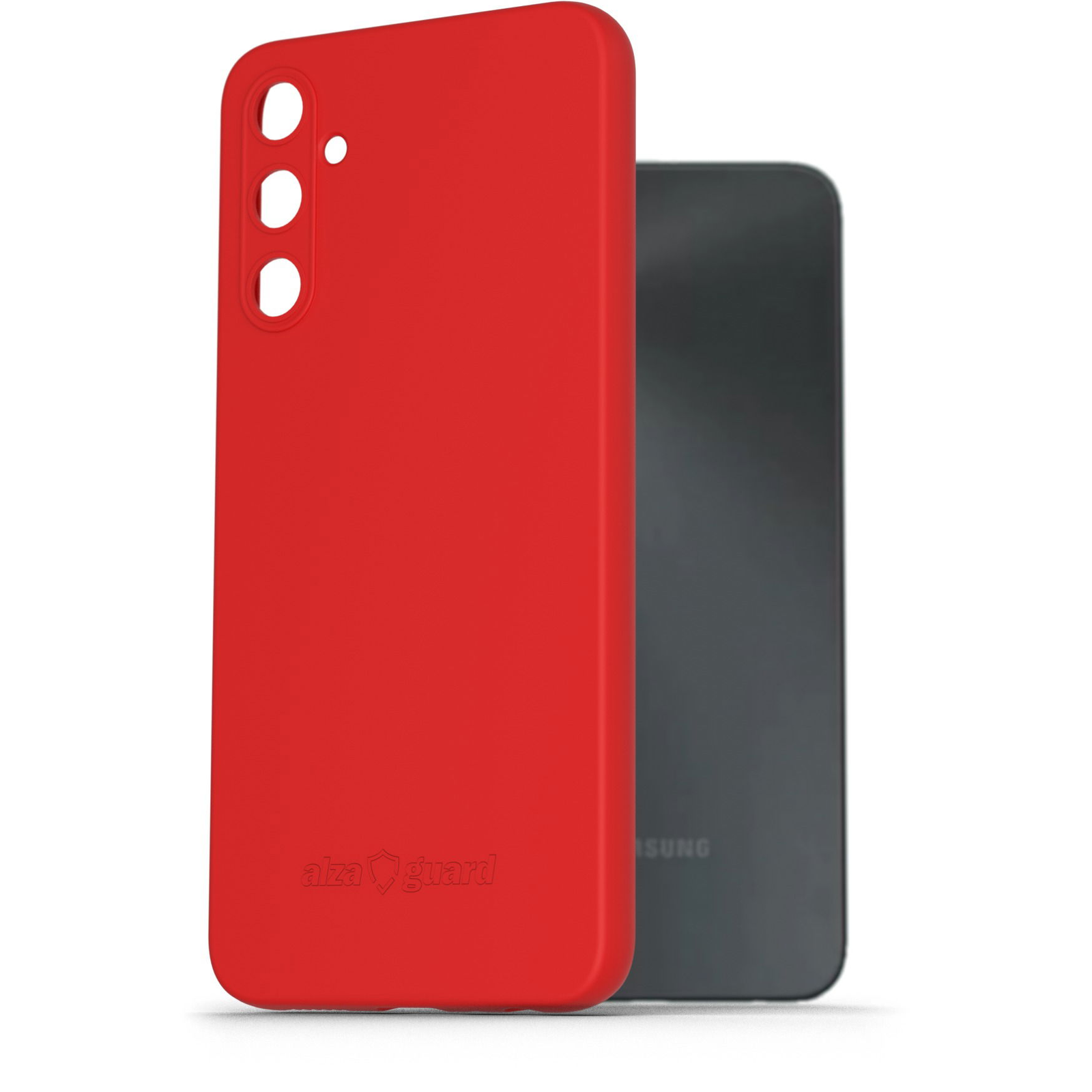 AlzaGuard Matte Samsung Galaxy A05s piros TPU tok (AGD-PCT380R)