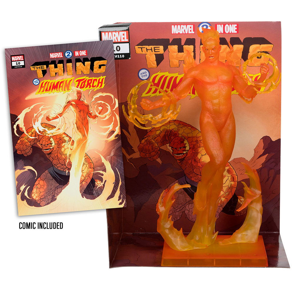 Marvel - Human Torch w/ Scene (787926148435)