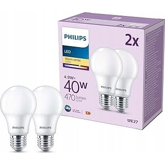 Philips 8719514459472 LED lámpa Meleg fehér 2700 K 4,9 W E27 F (929003540252)