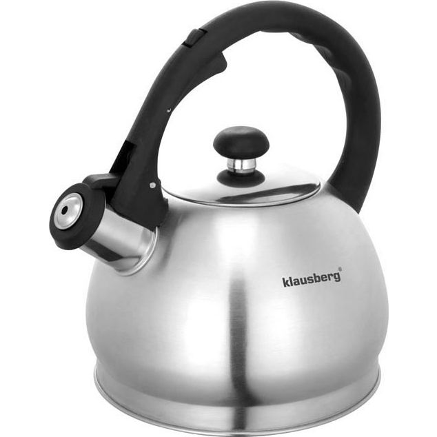 Klausberg Teáskanna, Sípszóval, Inox, 1.8L KB-7042 (KB-7042)