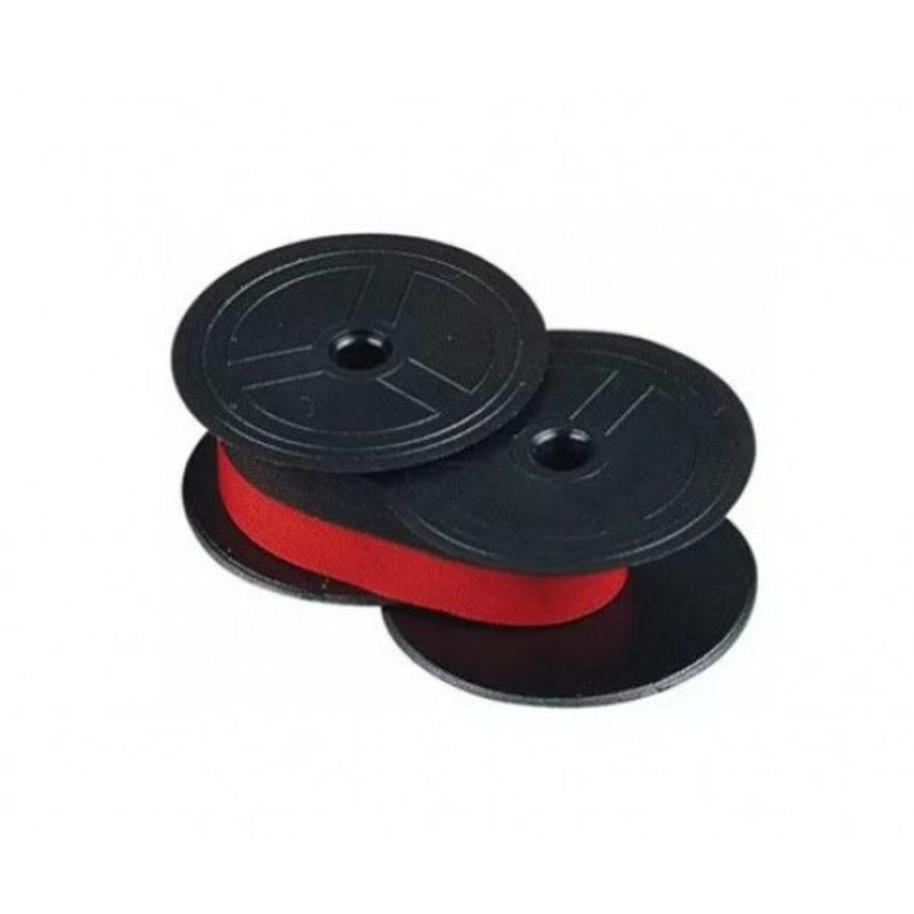 White Box (GR1F2PIRFEK) 2 orsós nyomtató festékszalag - Piros/Fekete (GR1F2PIRFEK)