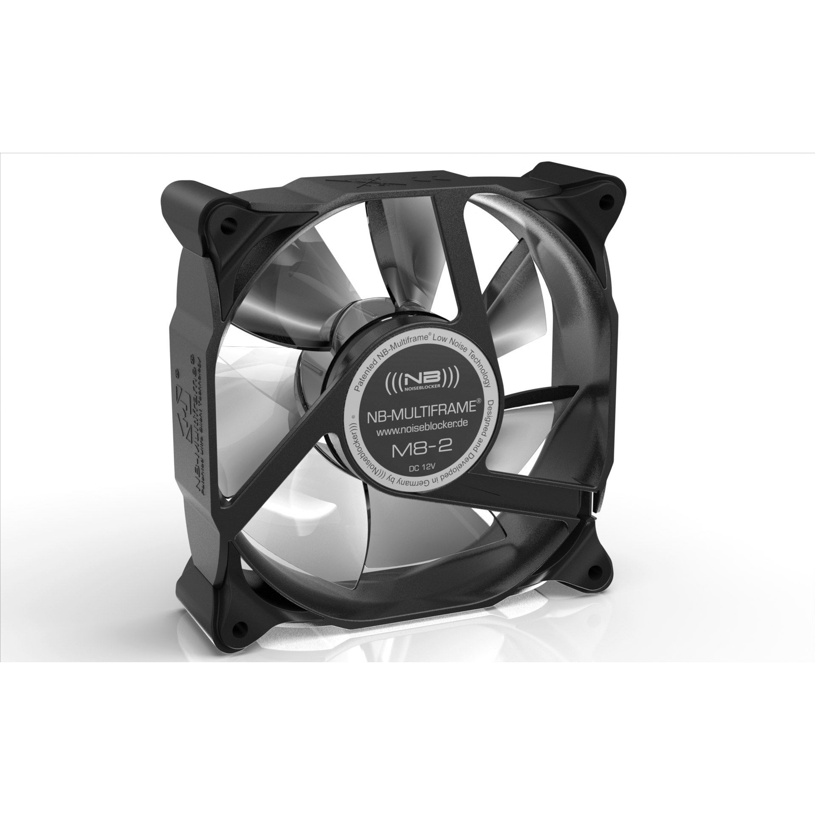 Számítógépház ventilátor 80 x 80 x 25 mm, NoiseBlocker M8-S1 (Multiframe MF8-S1)