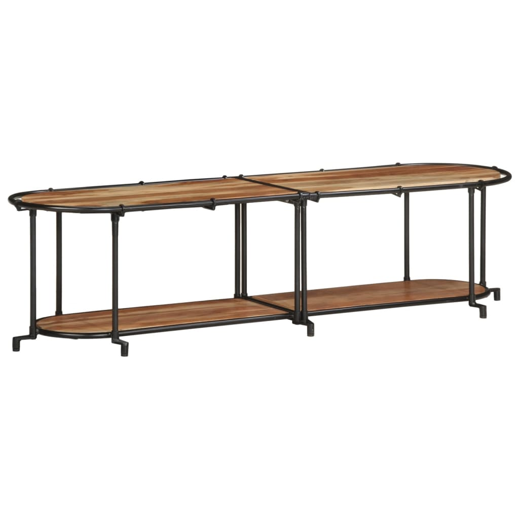 tömör akácfa TV-szekrény 160 x 42 x 40 cm (4013492)