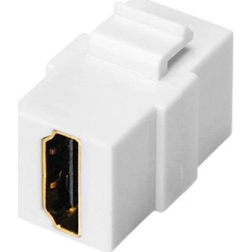 Adapter AV Alantec HDMI - HDMI biały (MKA-HDMI-B)