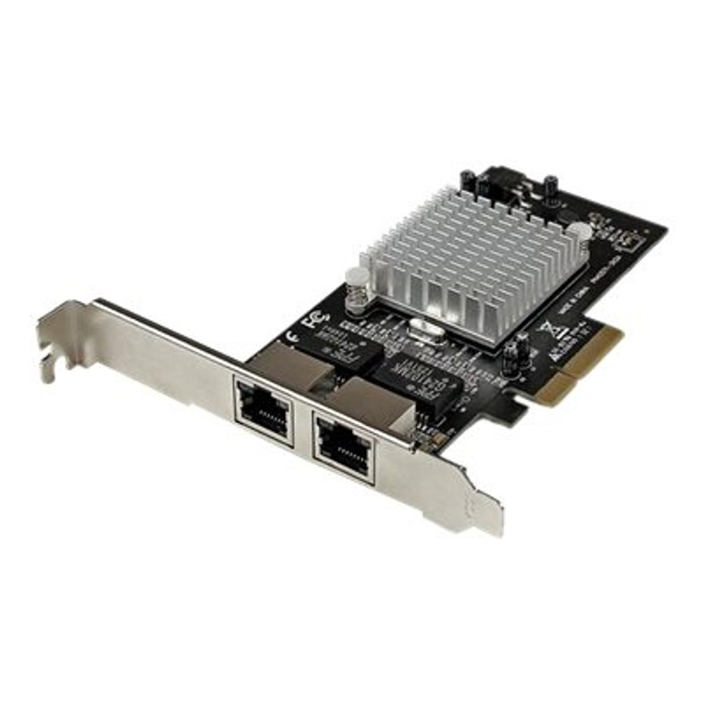 StarTech.com Dual Port PCI Express (PCIe x4) Gigabit Ethernet Server Adapter - 2 Port Network Card - Intel i350 NIC - GbE Network Card (ST2000SPEXI) - network adapter - PCIe 2.1 x4 - Gigabit Ethernet x 2 (ST2000SPEXI)