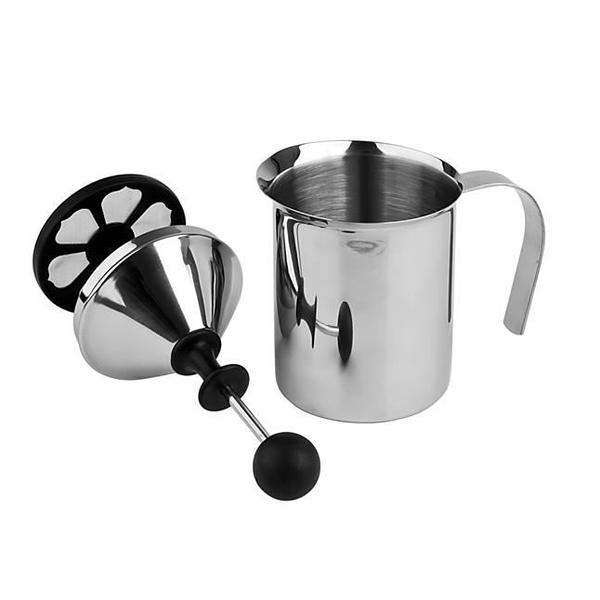 Kézi tejhabosító 40cl ezüst (1605CTH010)