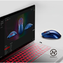 HyperX Pulsefire Haste 2 S Wireless Navy Gaming Mouse myš Hranie Všestranný RF Wireless + Bluetooth + USB Type-C 26000 DPI