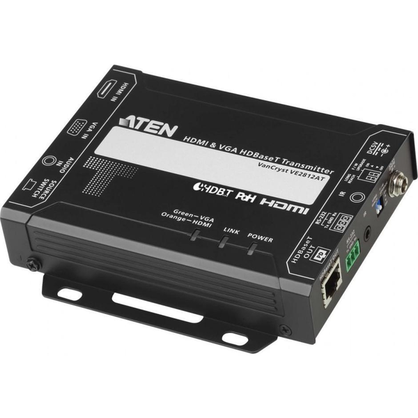 ATEN VE2812AT-AT-G AV forlænger AV sender Sort
