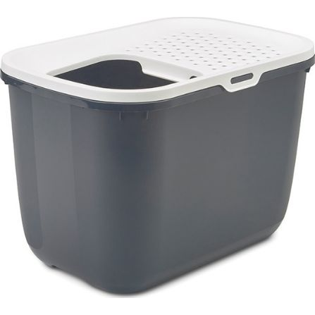 Savic Hop Macska alomdoboz 90L - Fekete/Fehér