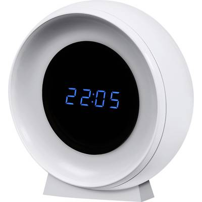 OSRAM LED акумулаторна нощна лампа NIGHTLUX CLOCK, бяла, часовник, CCT