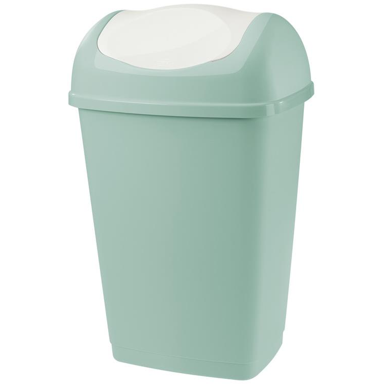 Tontarelli GRACE szemetes kosár, 15 l, zöld/fehér (8009404267738)