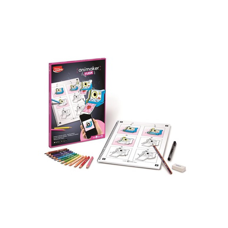 Maped Creativ Animaker Flip Poetic: Animációkészítő készlet applikációval (907065)