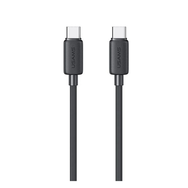 Kábel Usams USB typ C - USB typ C 1 m čierny