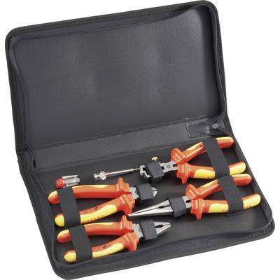VDE szerszámkészlet, szigetelt villanyszerelő fogó készlet 4 részes Toolcraft 821033 (821033)