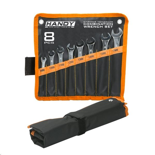 Комплект комбинирани ключове, Handy, 8 бр