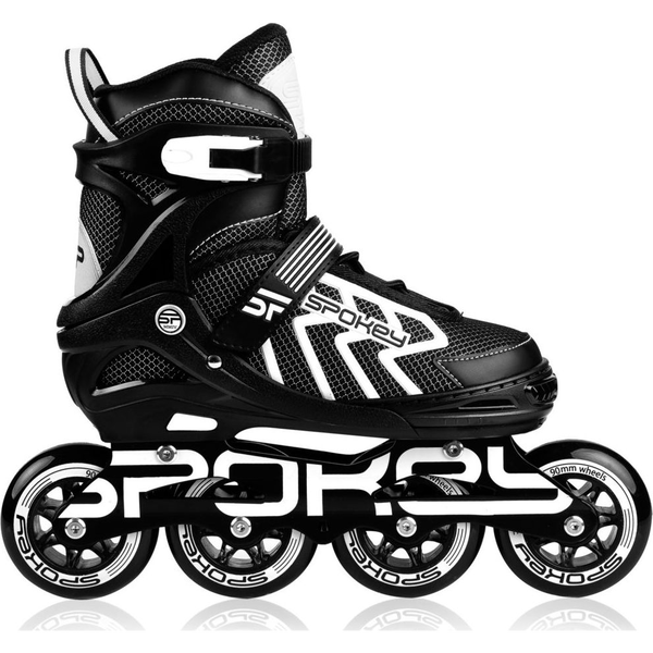Rolki Spokey Khan rekreacyjne regulowane czarne r. 31-34