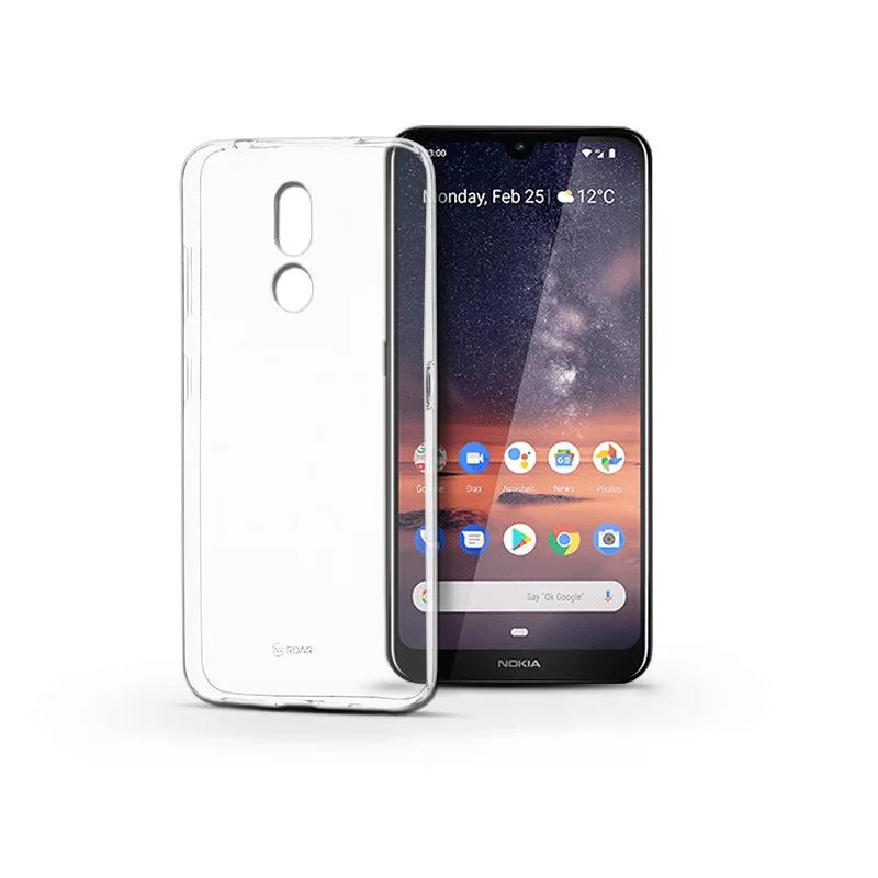 Husa telefon, Haffner, Silicon, Pentru Nokia 3.2, Transparent