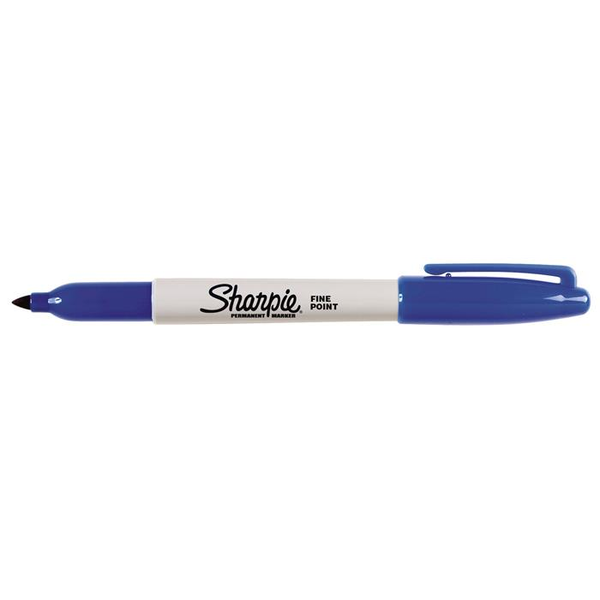 Sharpie Fein Permanent Marker Rundspitze 12er Schachtel Blau