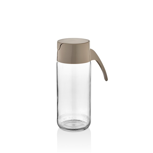 IRIS C-00413 Olaj és ecet üveg kiöntő 500ml , szürke vagy fekete színű (C-00413)