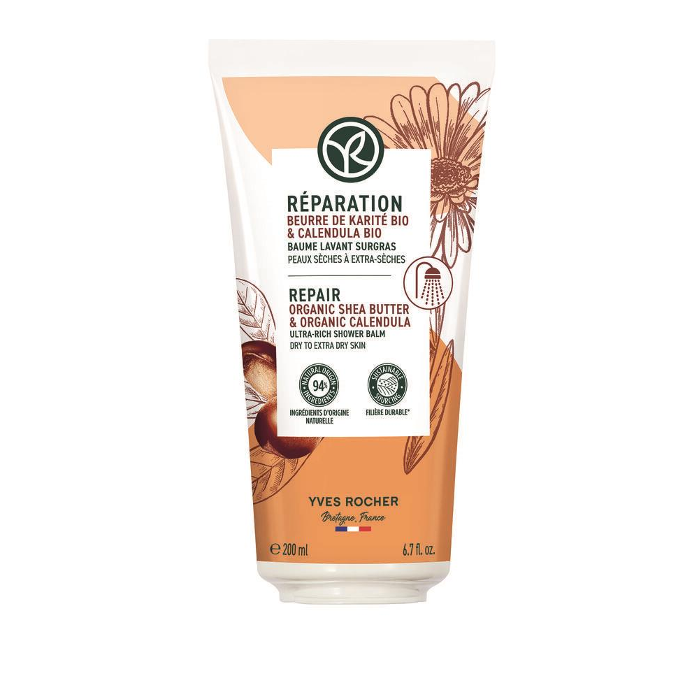 YVES ROCHER Regeneráló zuhanybalzsam nagyon száraz bőrre, 200 ml (3660005006666)