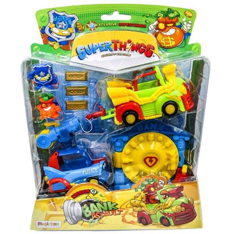Flair Toys SuperThings: A nagy bankrablás játékszett 2 figurával (PSTSB216IN40) (PSTSB216IN40)