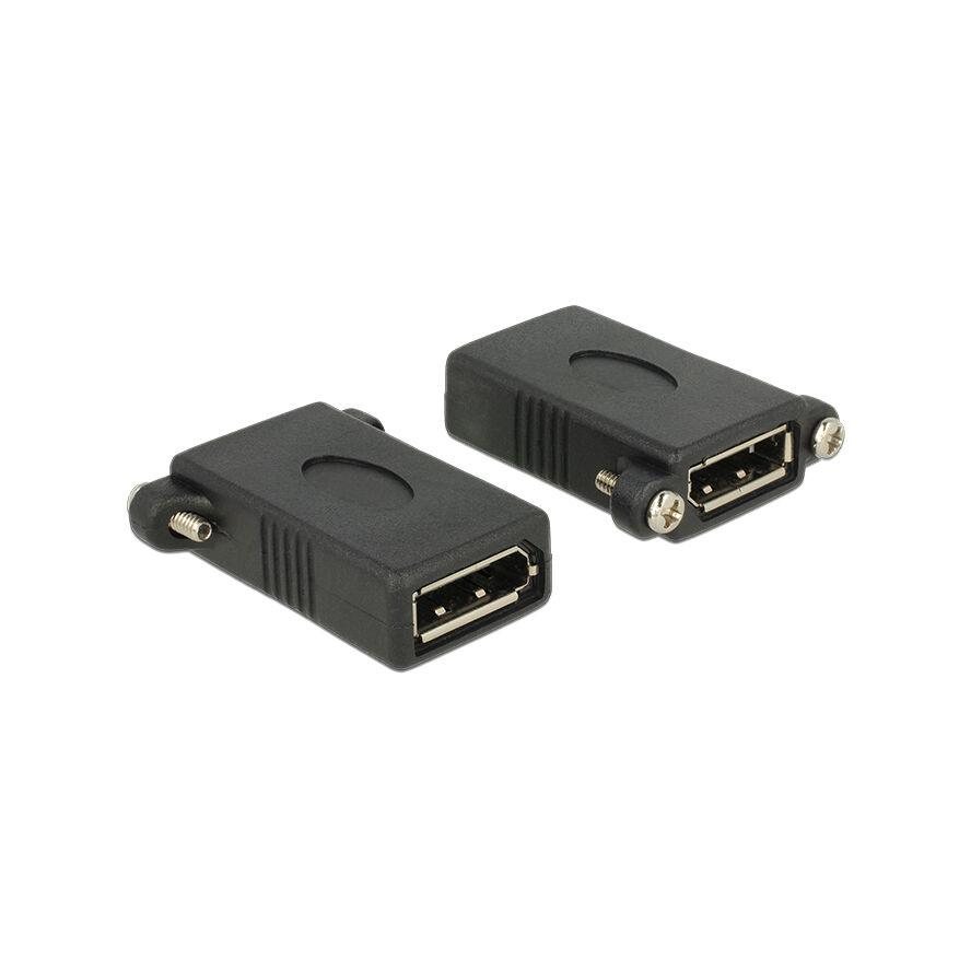 DeLOCK Displayport 1.1 - Displayport Adapter Fekete (85123)