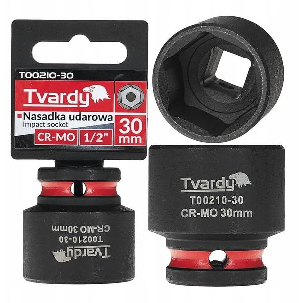 Tvardy Nasadka udarowa 1/2" 6-kąt 30mm CR-MO (10/40)