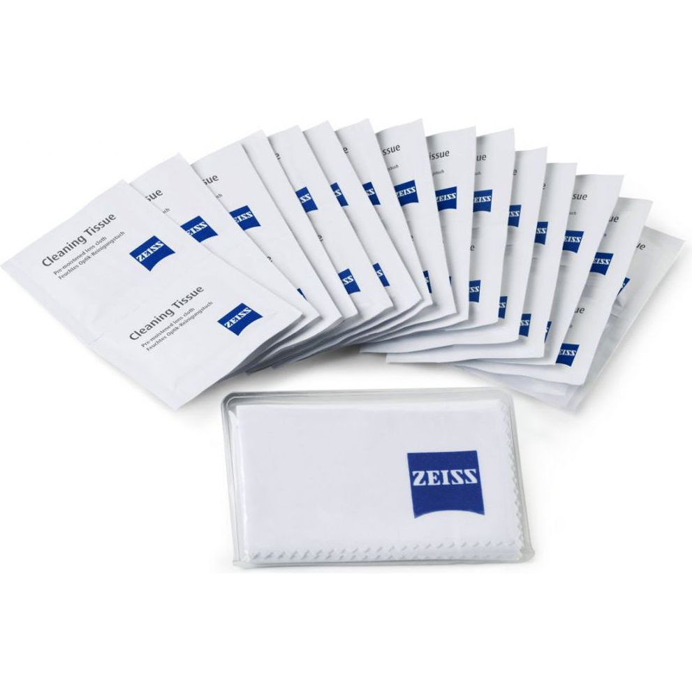 Zeiss Mikrofasertuch 18 x 18 cm + 20 Reinigungstücher 2096-687 Kamera tisztító készlet (2096-687)