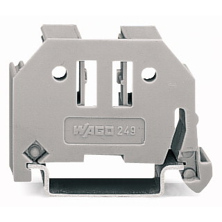 WAGO 249-117 Schraubenlose Endklammer,10 mm breit,fr Tragschiene 35 x 15