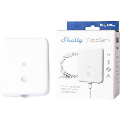Shelly Flood Gen4 WiFi, Zigbee vízfolyás és csőtörés érzékelő