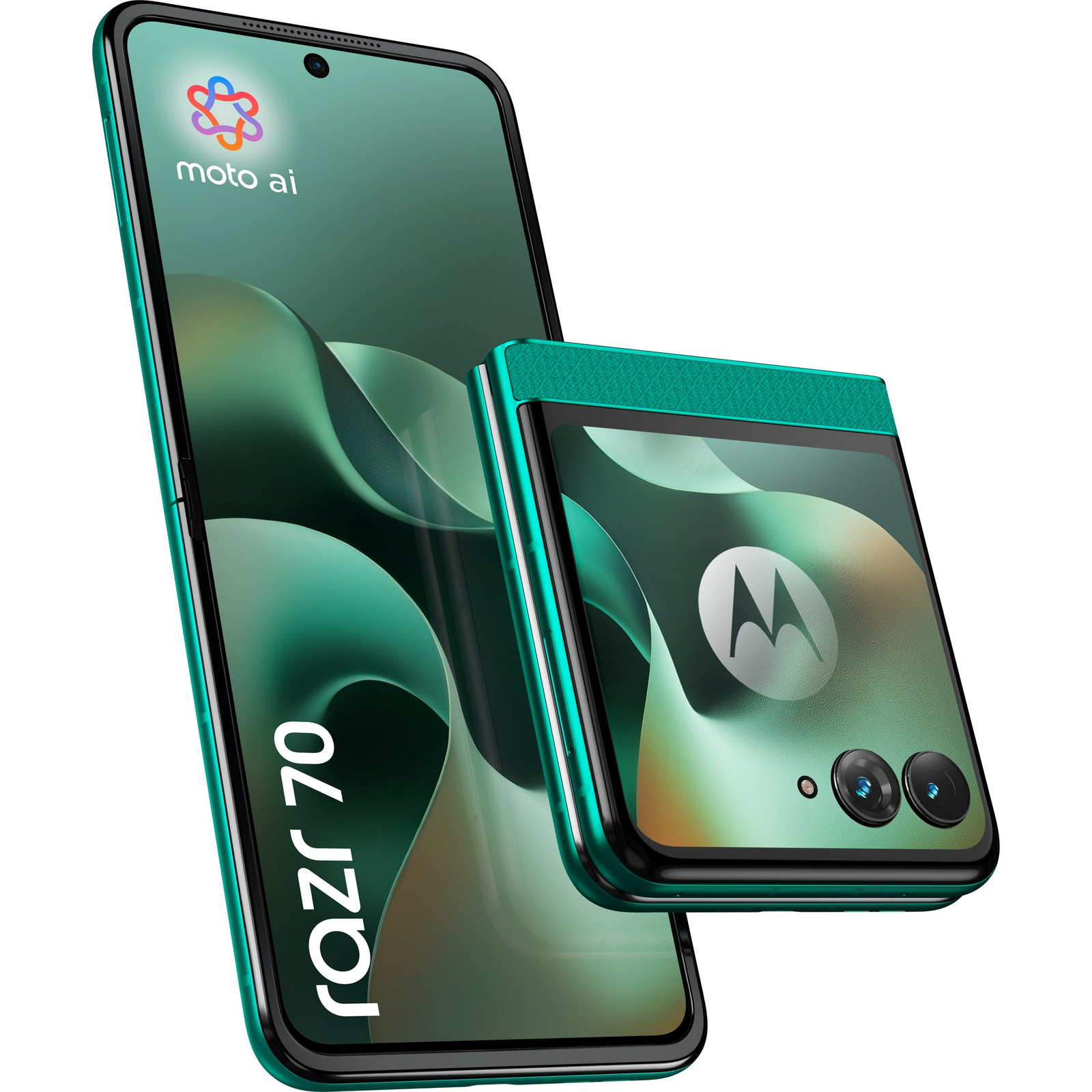 Motorola razr 70 17,5 cm (6.9") Dual SIM Android 16.0 5G USB Typ-C 8 GB 256 GB 4800 mAh Tmavo zelená