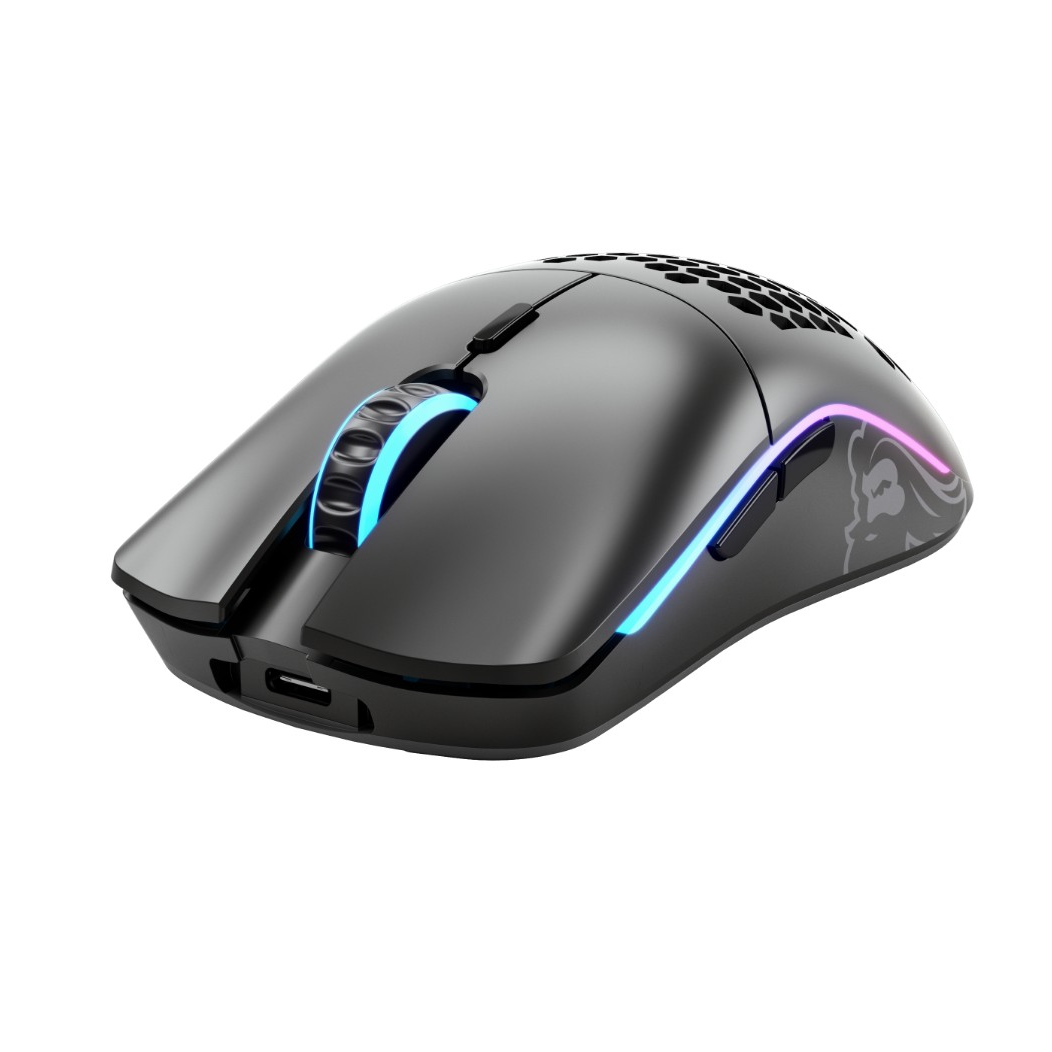 Glorious Model O- Wireless Optikai Gaming Egér Matt Fekete (GLO-MS-OMW-MB)