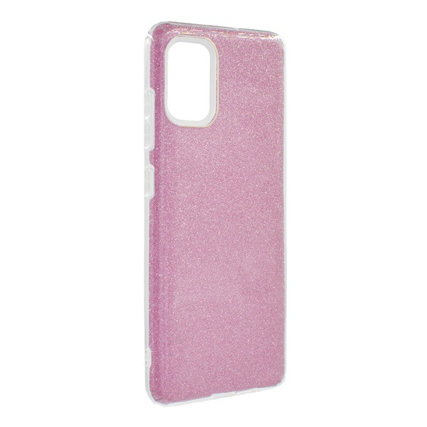 Силиконов протектор за телефон (пластмасов интериор, лъскав гръб) РОЗОВ [Samsung Galaxy A51 (SM-A515F)] (5996457927241)