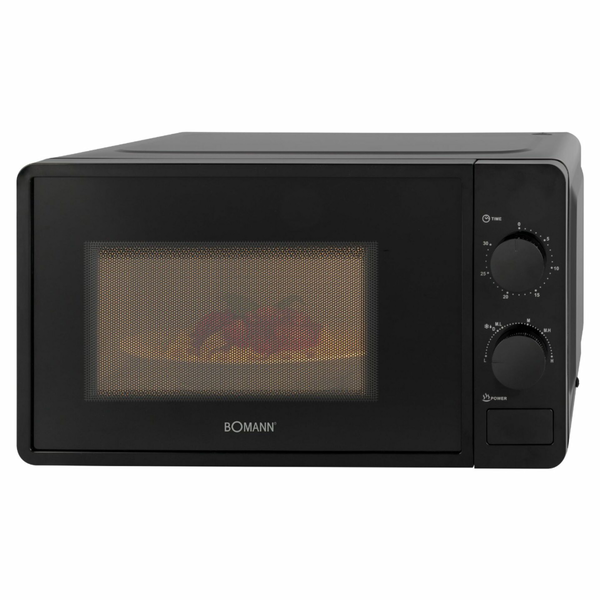 Bomann MW6014CBN Mikrohullámú Sütő 700W 20L Fekete