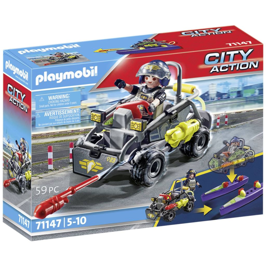 Playmobil® City Action SWAT terep quad (71147) (p71147)