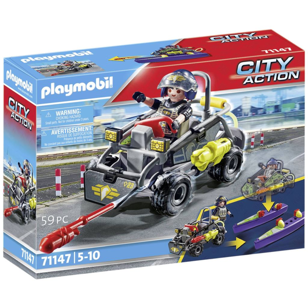 Playmobil® City Action SWAT terep quad (71147)