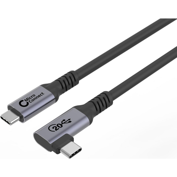 Microconnect USB3.2CC005-A cavo USB USB 3.2 Gen 2x2 0,5 m USB C Nero