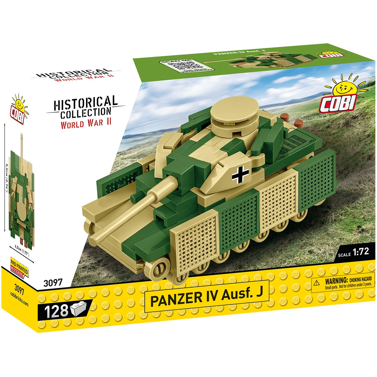 Cobi Panzer IV Ausf. J Tank 128 darabos készlet (3097)