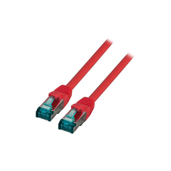 EFB RJ45 Patchkabel S/FTP, Cat.6A, LSZH, 0,15m, rot (MK6001.0,15R)