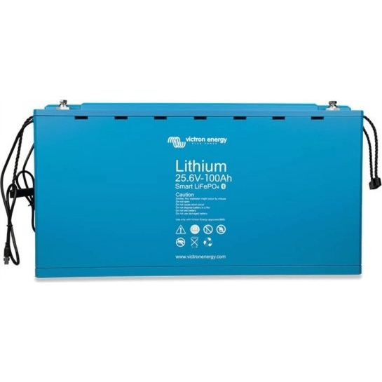 Victron Energy LiFePO4 25,6V 100Ah BAT524110610 Szolár akku 12 V 100 Ah LiFePO 4 (Sz x Ma x Mé) 650 x 197 x 163 mm M8 csavaros csatlakozó (BAT524110610)