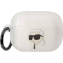 Karl Lagerfeld 3D Logo NFT Karl Head TPU Apple Airpods Pro 2 Szilikon Tok Fehér