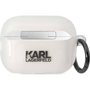 Karl Lagerfeld 3D Logo NFT Karl Head TPU Apple Airpods Pro 2 Szilikon Tok Fehér