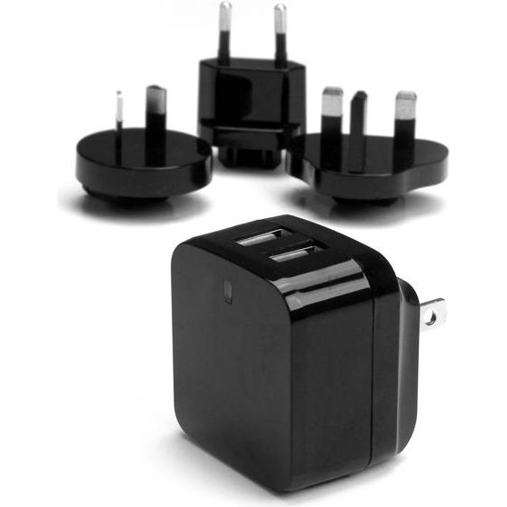 StarTech.com USB2PACBK oplader voor mobiele apparatuur Mobiele telefoon, Smartphone, Tablet AC Binnen
