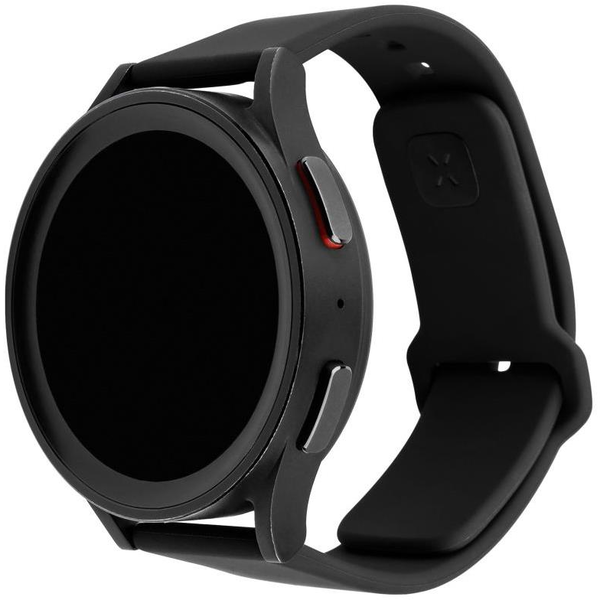 FIXED Silicone Sporty Strap with Quick Release 20mm smartwatch - fekete
