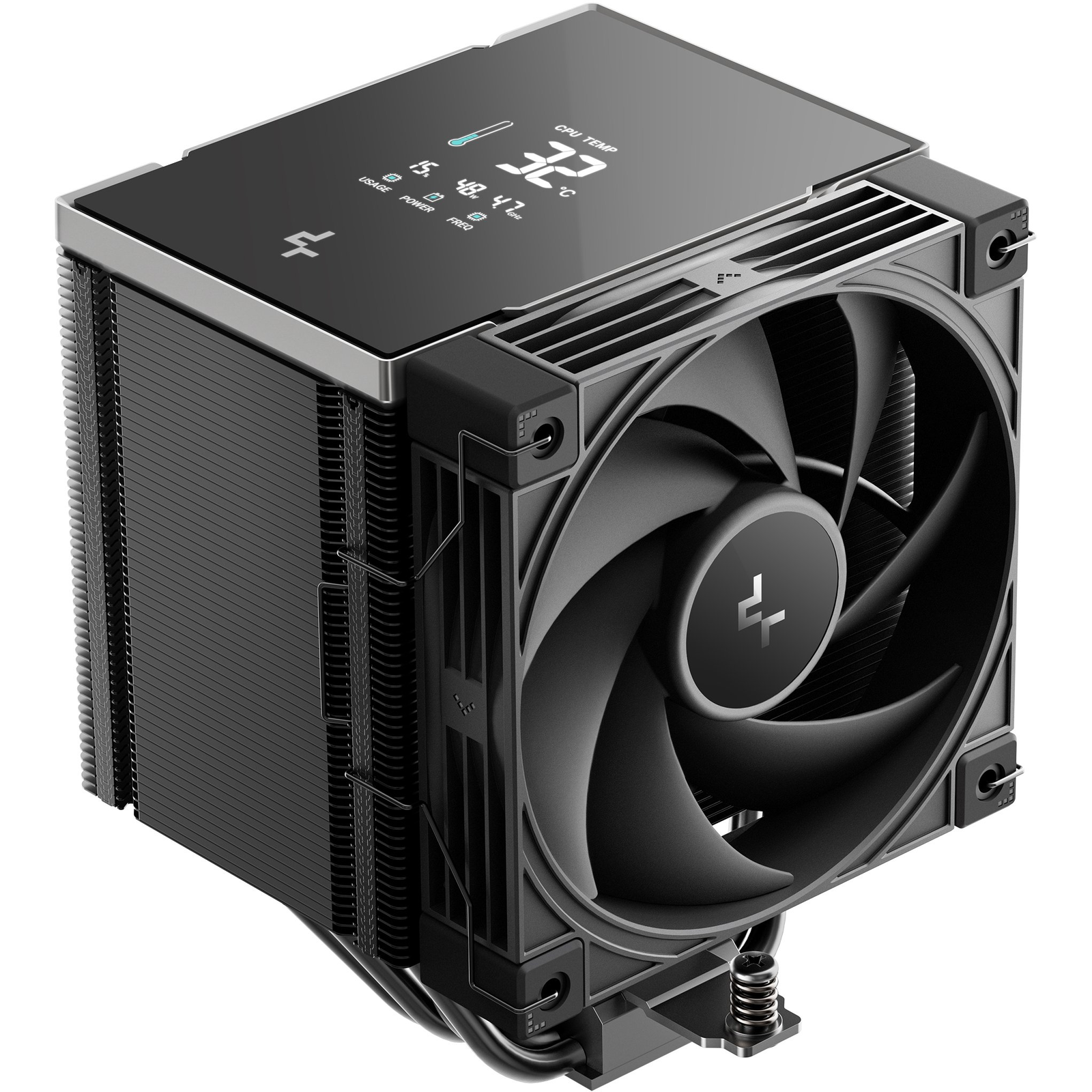 DeepCool AK500 G2 Digital NYX Processzor Hűtő 12 cm Fekete (R-AK500G2-BKNNMN-GJD-1)